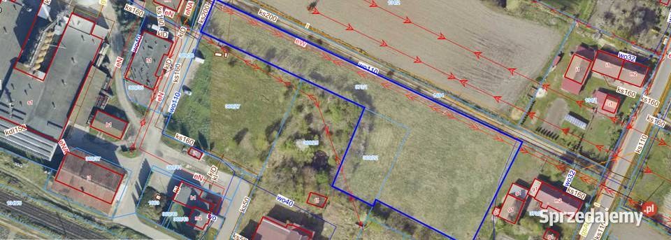 Działka przemysłowa w Wilkowie 5956m2 Namysłów