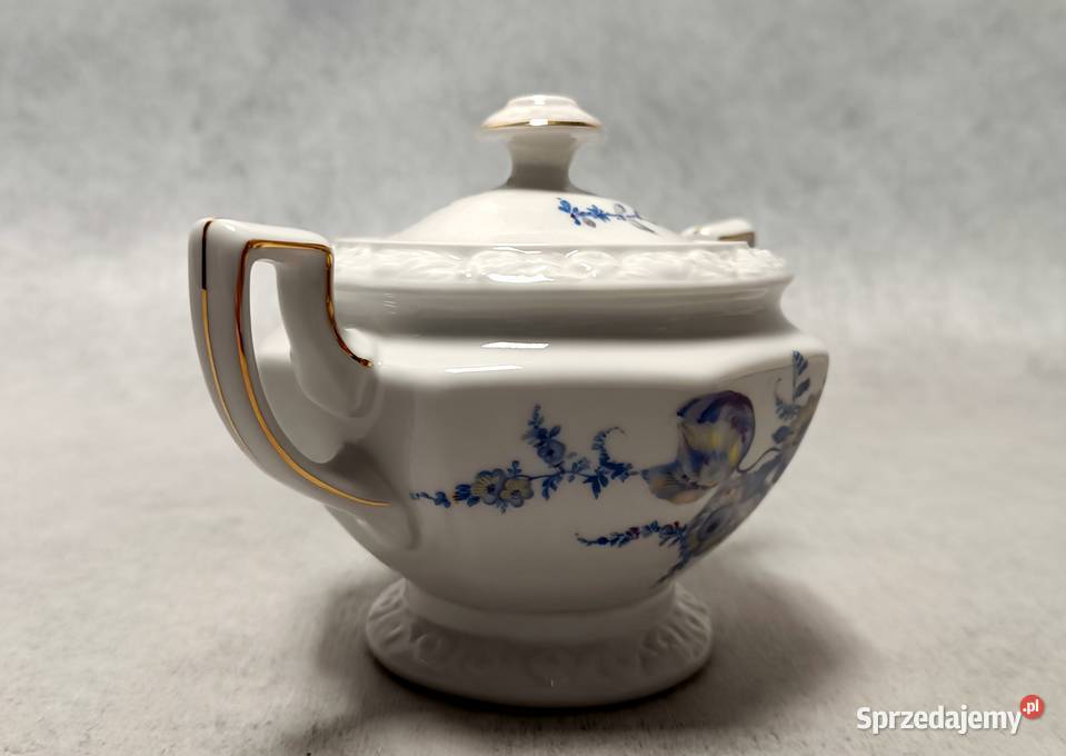 Rosenthal MARIA Blue Cukiernica Porcelana i szkło Łódź