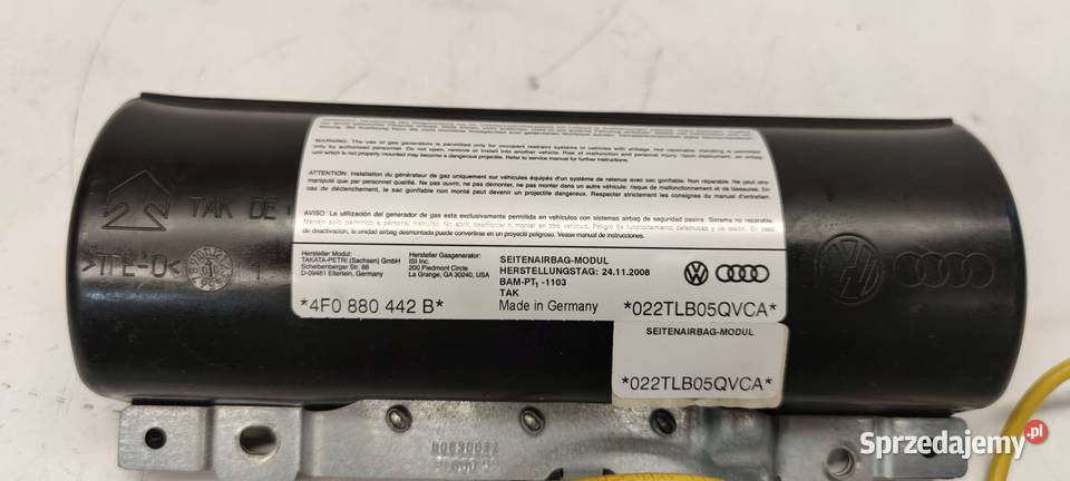 PODUSZKA KANAPY TYŁ PRAWA AUDI A6 C6 4F0880442B Przystajń