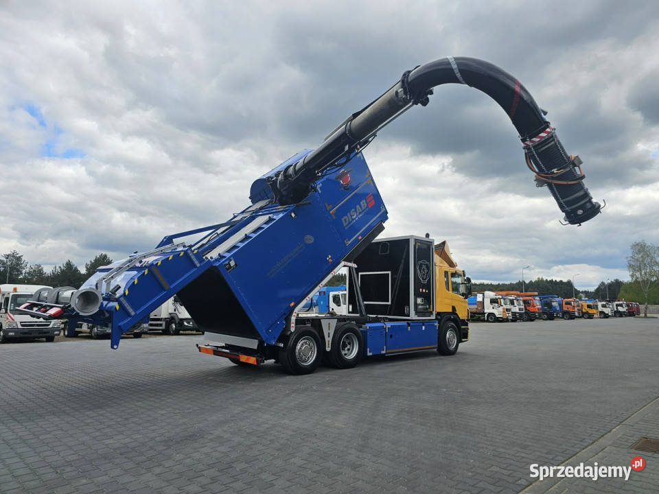 Scania DISAB ENVAC Saugbagger odkurzacz koparka Daleszyce