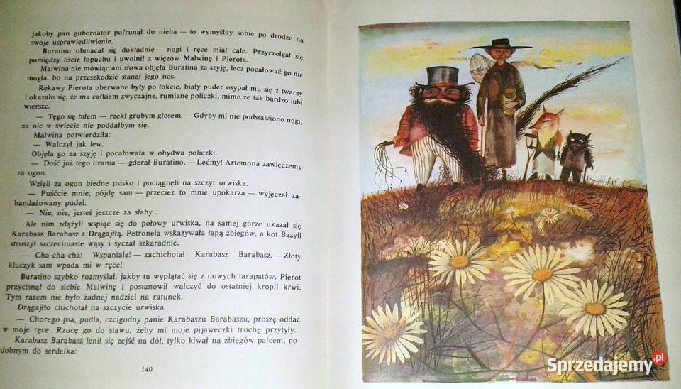 Złoty kluczyk czyli Niezwykłe przygody pajacyka Rok wydania 1988 Chełm