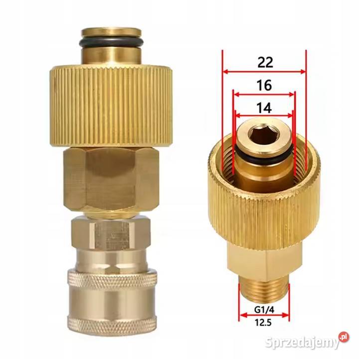 Adapter Mosiężny TR22 do Myjek Karcher HD HDS Ludźmierz sprzedam