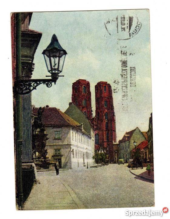 WROCŁAW PLAC KATEDRALNY POCZTÓWKA