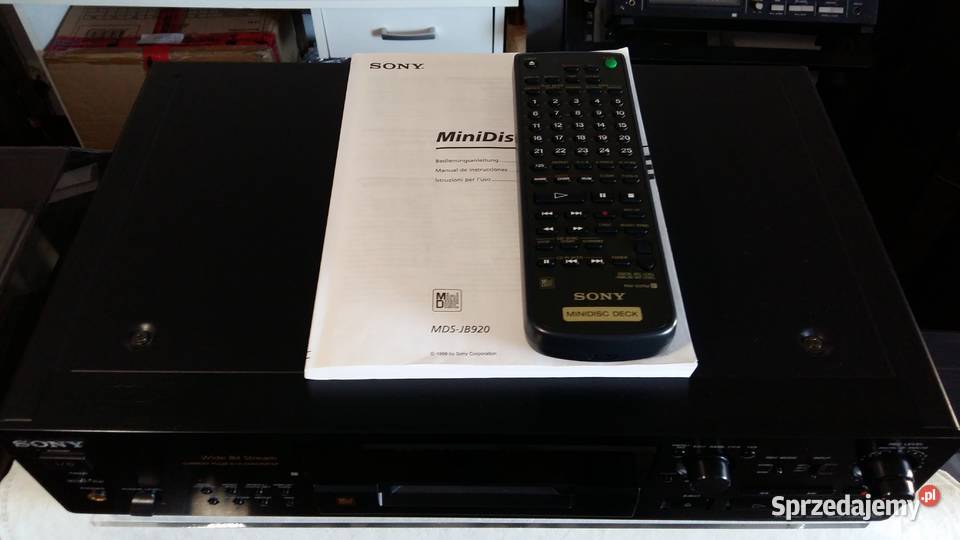 Nagrywarka Minidisc Sony MDSJB920 QS Warszawa