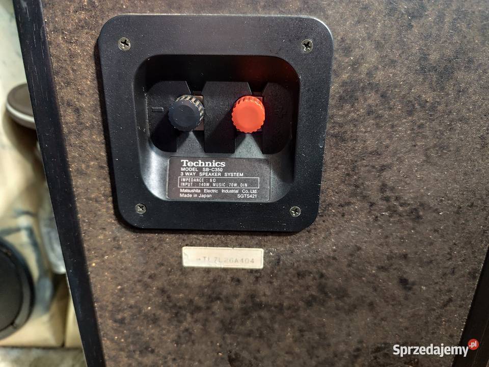 skrzynki kolumn Technics SBC350 Mosty