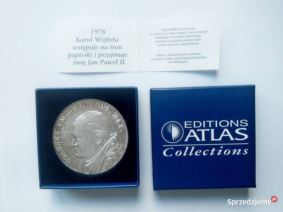 Medal Intronizacja Jana Pawła II wyd Edition pomorskie Gdynia