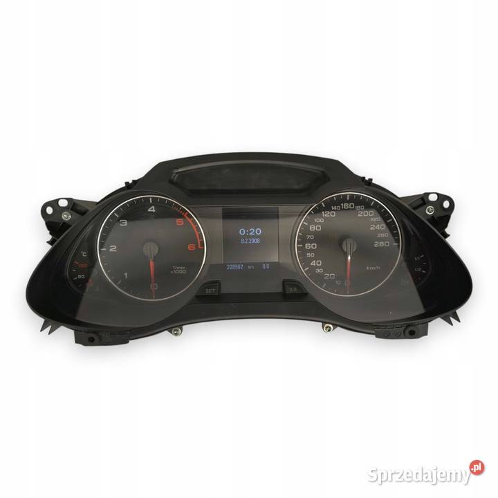 LICZNIK ZEGARY 8K0920930C Audi A4 B8 20 27 30 osobowe