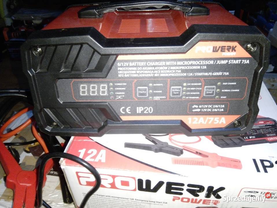 Prostownik z rozruchem ProWerk 6v12v nowy mazowieckie Mińsk Mazowiecki