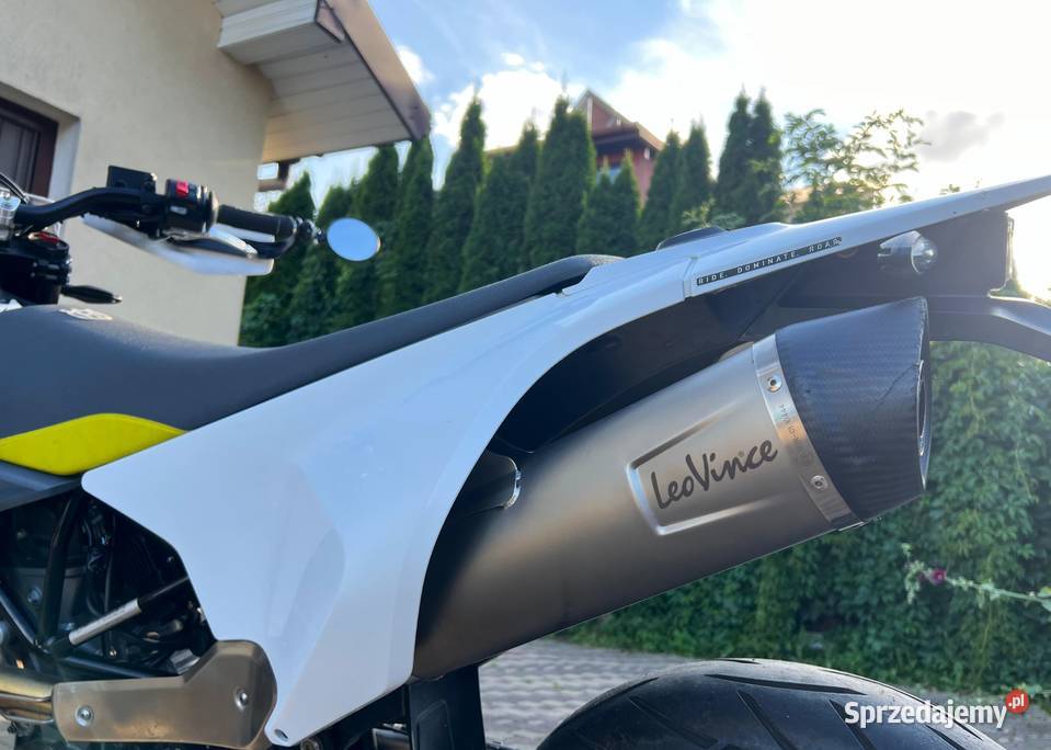 Husqvarna 701 SM supermoto 7500 salon akcesoria 7450km Lublin sprzedam