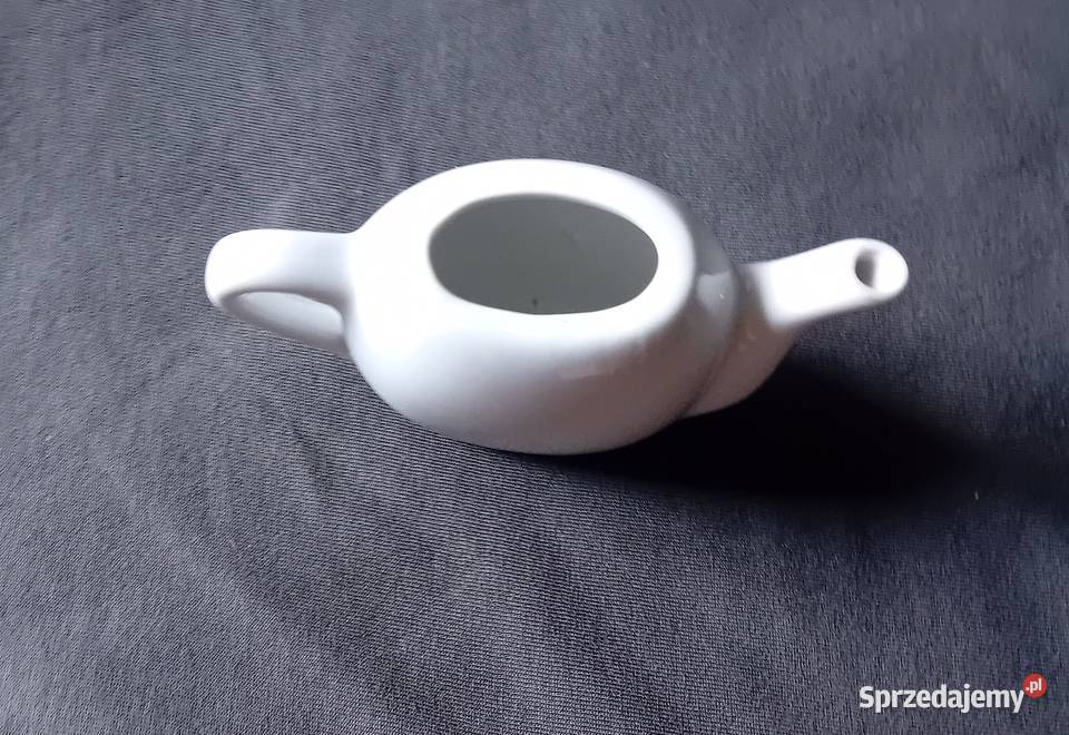 Porcelanowy dzbanek lalek dekoracja kaczka druga Koźminek
