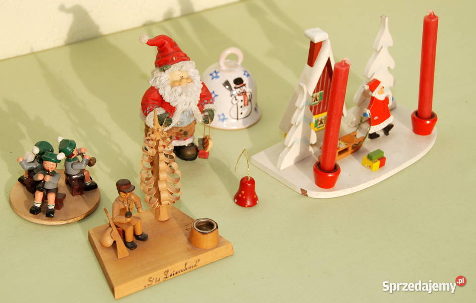 zestaw figurki bożonarodzeniowe ceramiczne