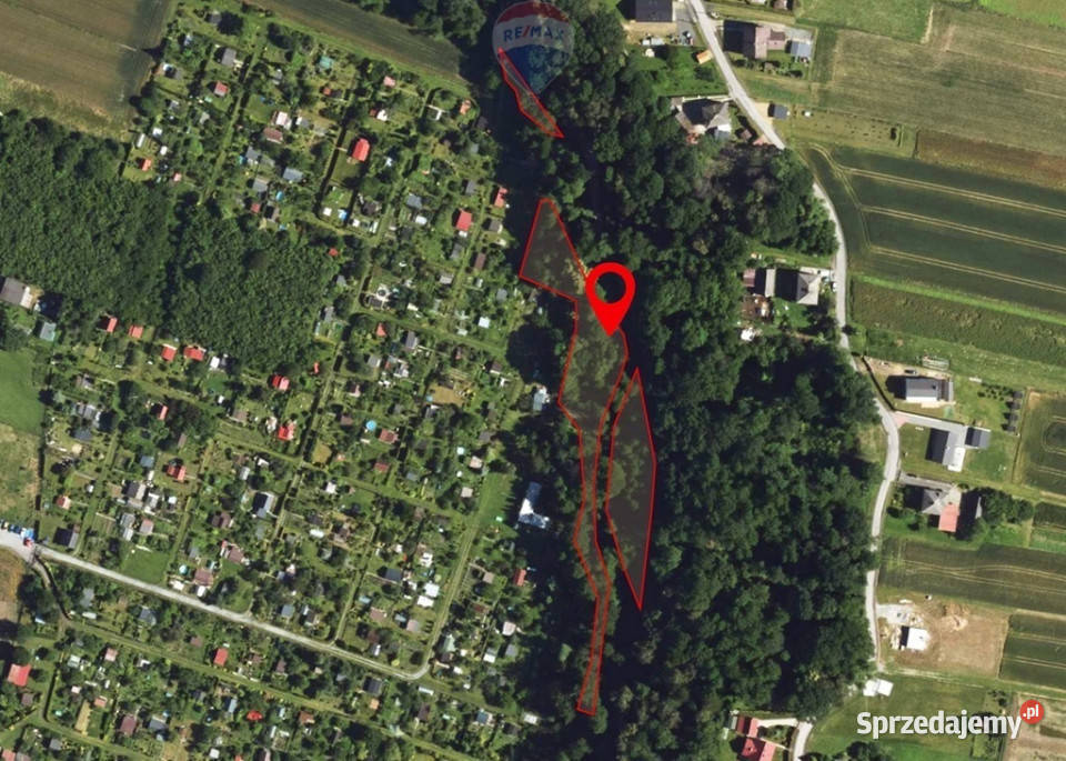DZIAŁKA LEŚNA ZE STARYM MŁYNEM 0m małopolskie Kęty sprzedam