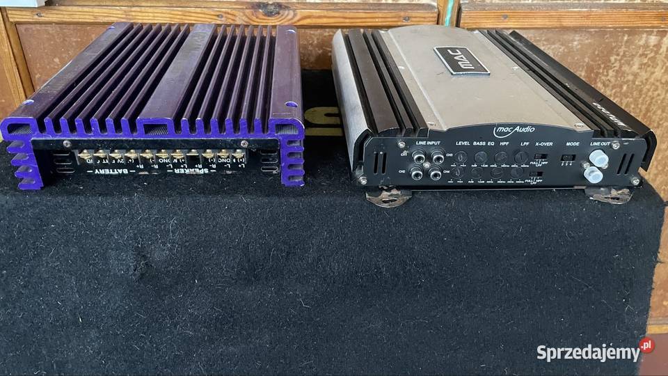 2 x wzmacniacz MacAudio i Urban Ilość kanałów 4 Skarżysko-Kamienna