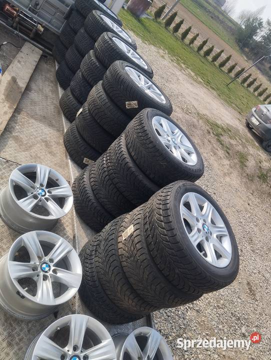 Alufelgi BMW 16 cal opony zimowe i wielosezonowe Ściborzyce sprzedam
