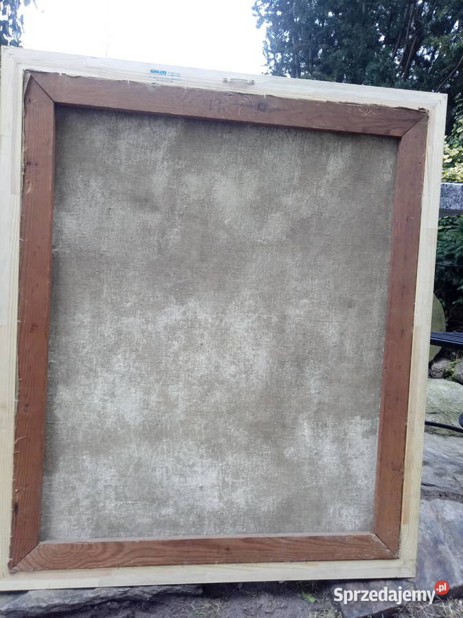 przedwojenny obraz olejny na płótnie 1943 r Antyki, Sztuka, Kolekcje mazowieckie