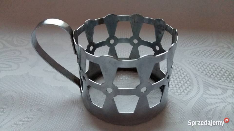 Koszyczki do szklanekuchwyty metalowePojedyncze Łódź