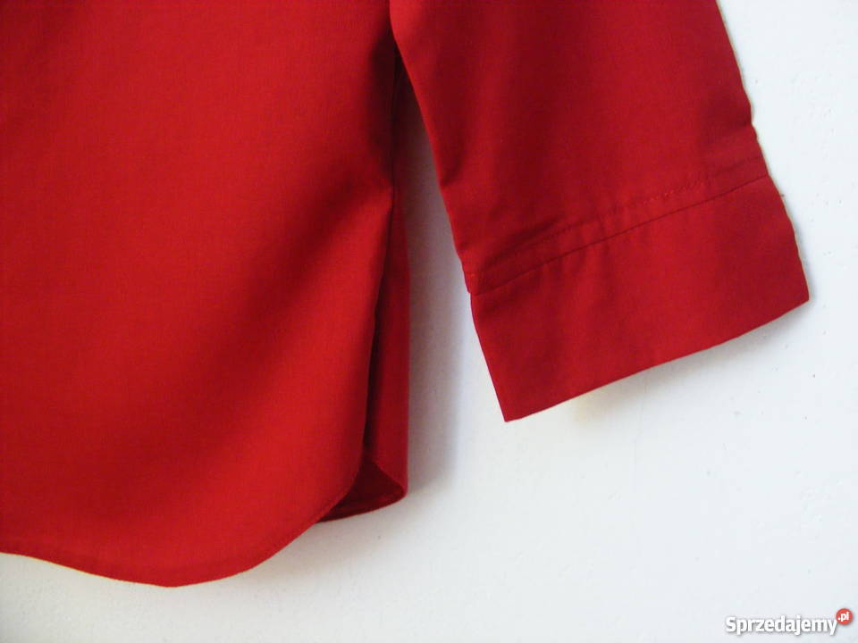 Bluzka bordowa koszulowa Mocnane R 36