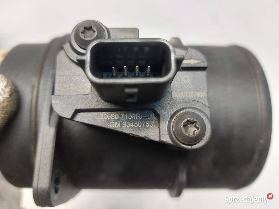 Renault Master III LIFT przepływomierz masy osobowe