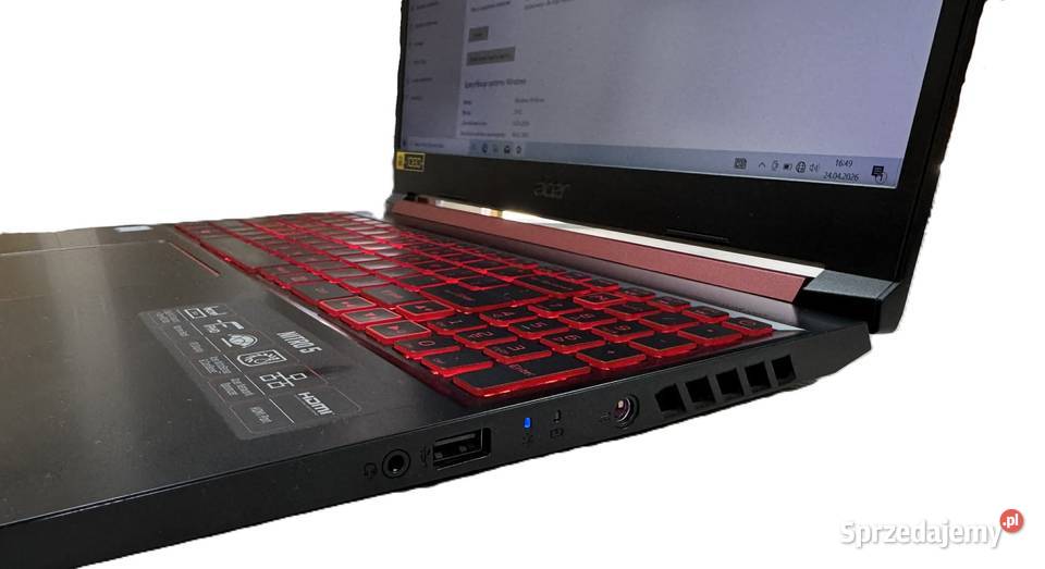 Laptop gamingowy Acer AN51554 warmińsko-mazurskie Elbląg sprzedam