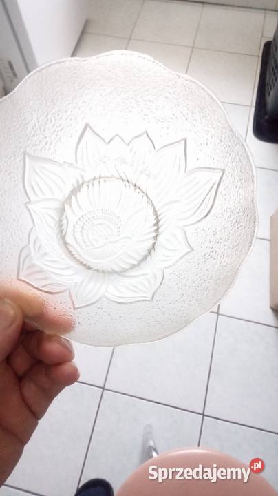 Talerze szkło hartowane Warszawa sprzedam