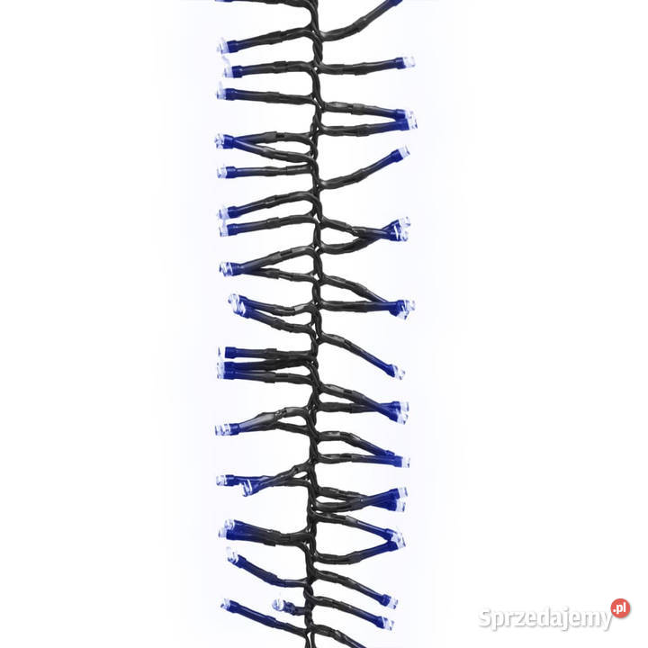Sznur lampek LED 3000 niebieskich diod 23 m PVC Warszawa