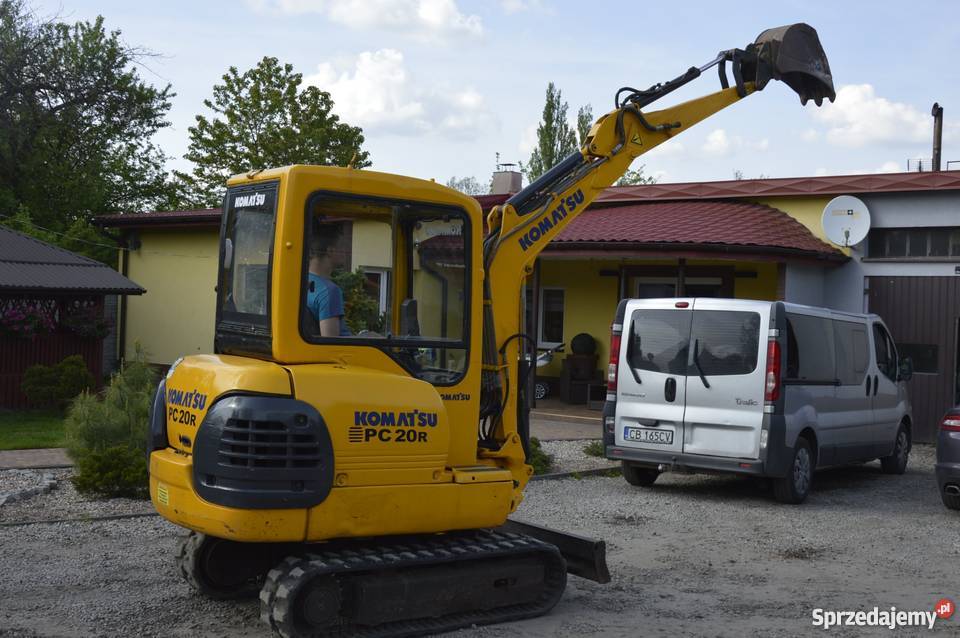 Minikoparka mini koparka KOMATSU PC20R 2700 00r Złoczew