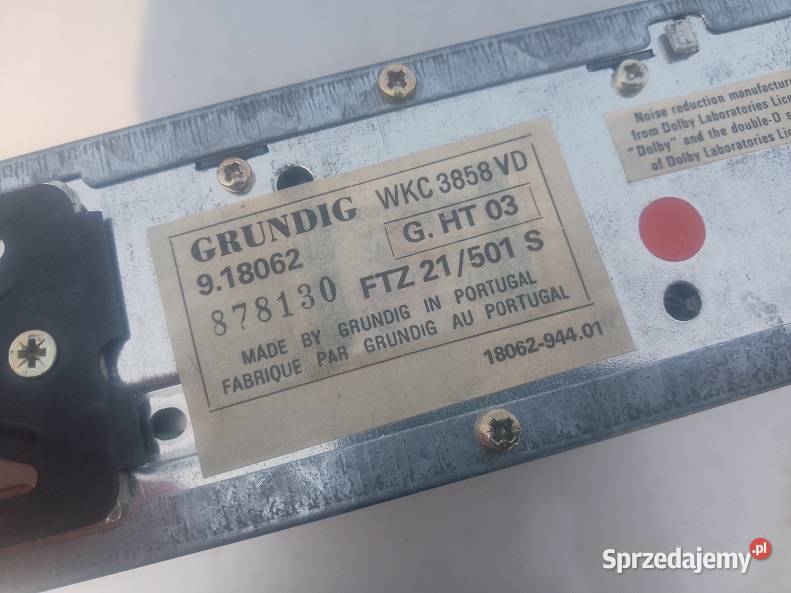 GRUNGIG WKC 3858 VD Rok produkcji 1986 Milejewo sprzedam