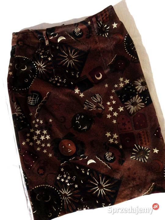 LAUREL spódnica ołówkowa aksamit 34 36 Nowy Sącz