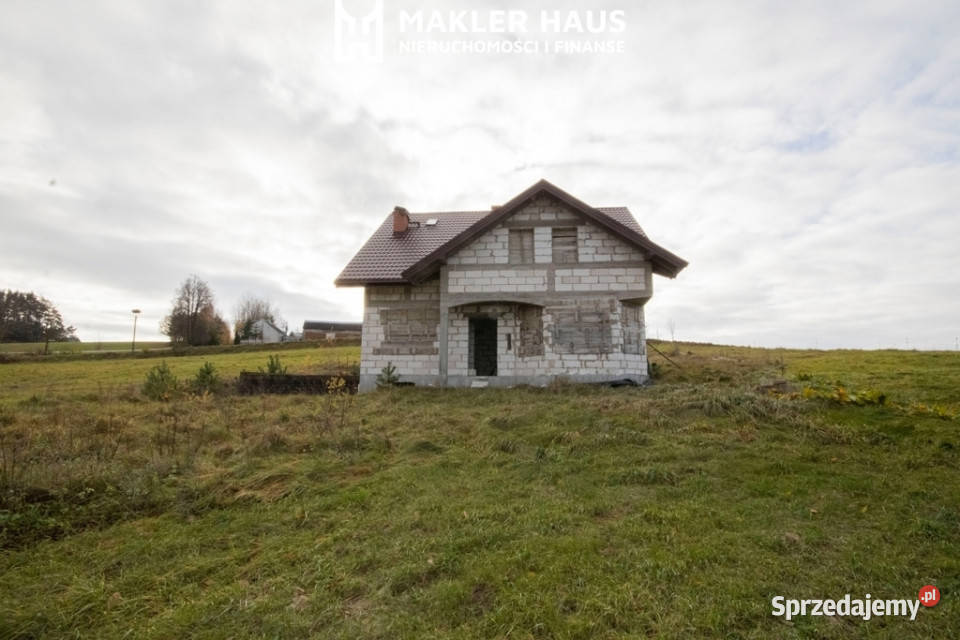 Siedlisko z rozpoczętą budową domuPrzejma Wysoka Przejma Wysoka