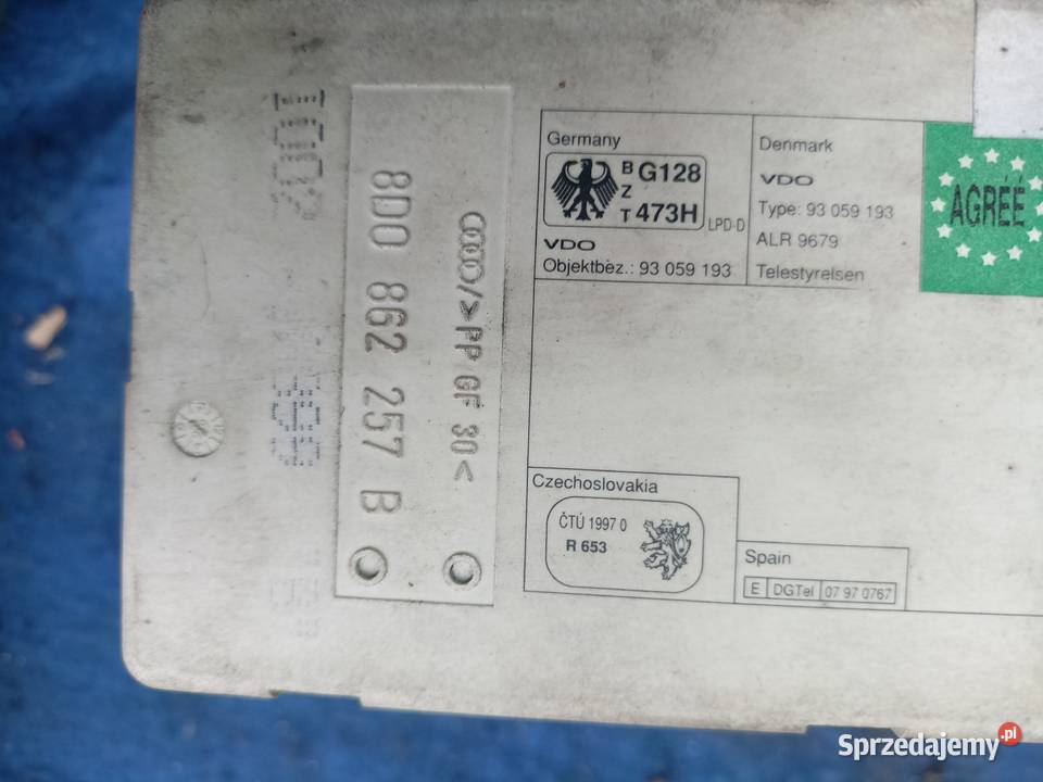 Pompka Centralnego Zamka8D0 862 257 B Audi A4 B5 Myszków