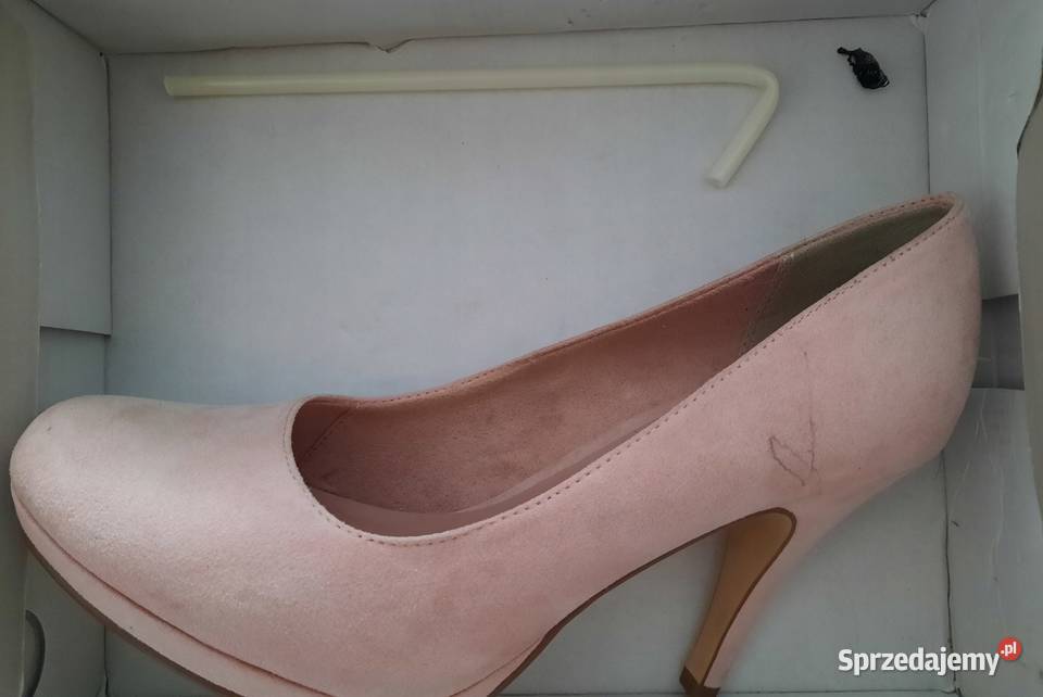 40 Tamaris czółenka obcas 10 255 Rose 25.5cm śląskie