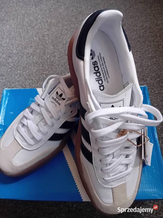 Nowe oryginalne Adidasy Samba JI1349 r 415 białe 26cm Malbork