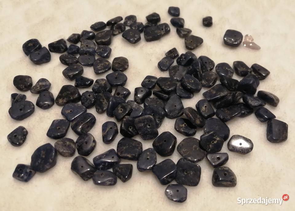Koraliki kamyki sieczka nieregularne bryłki śląskie Czeladź