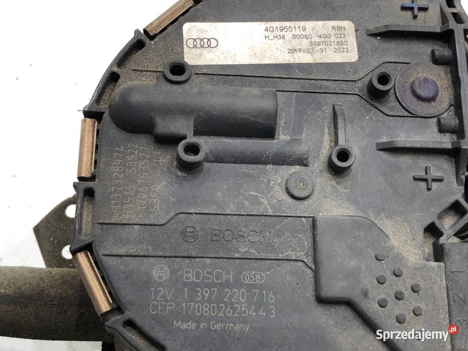 MECHANIZM WYCIERACZEK PRZÓD AUDI A6 C7