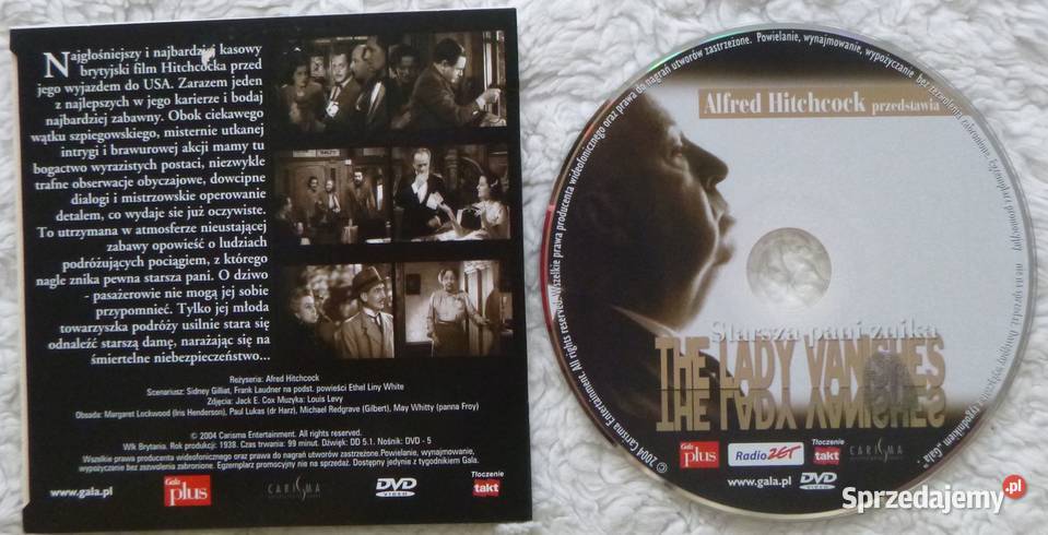 Film DVD Starsza pani znika Warszawa sprzedam