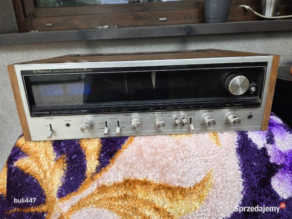 amplituner pioneer sx 838 vintage monster stereo Chełm Śląski