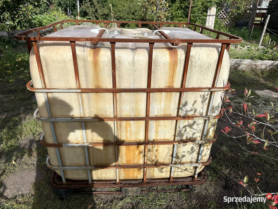 Zbiornik Mauzer 1000l pojemnik plastikowy Poddębice
