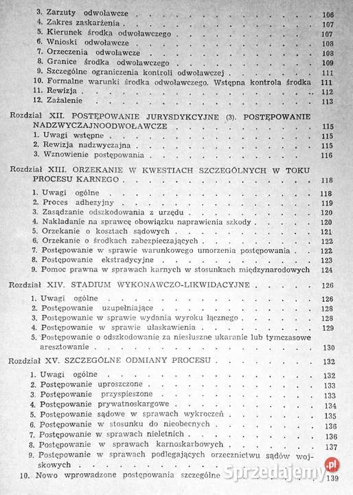 Postępowanie karne Zarys instytucji Marian sprzedam