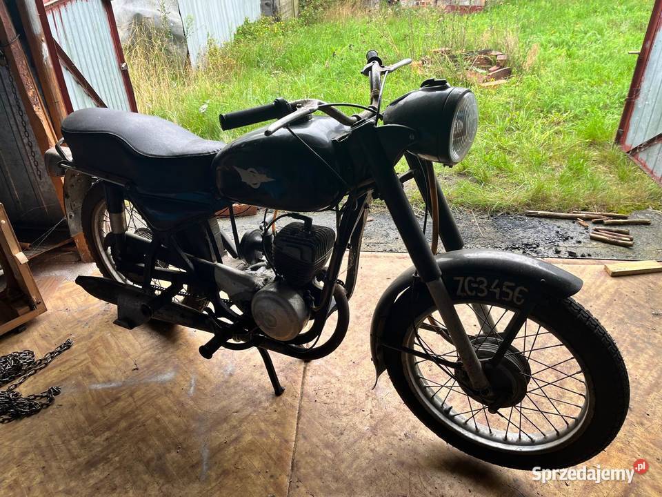 WSK 125 na chodzie WSK