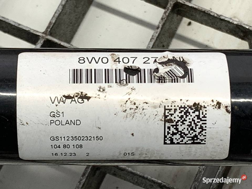 PÓŁOŚ LEWY PRZÓD AUDI A4 B9 20 150 PRZEGUB osobowe podkarpackie