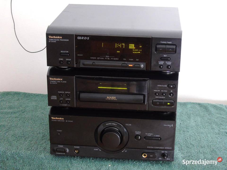 Wieża Technics SE CH540 STCH540 SLCH570 sprawny