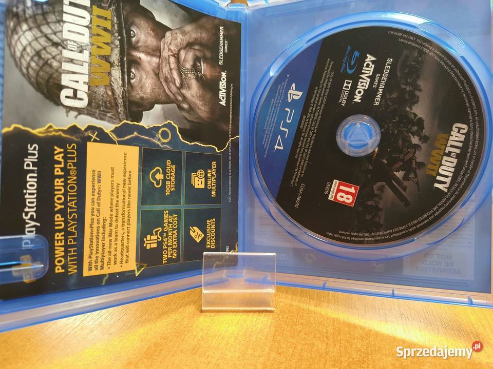 Call of Duty WWII 4 Płyta Ulotka Pudełko Elbląg