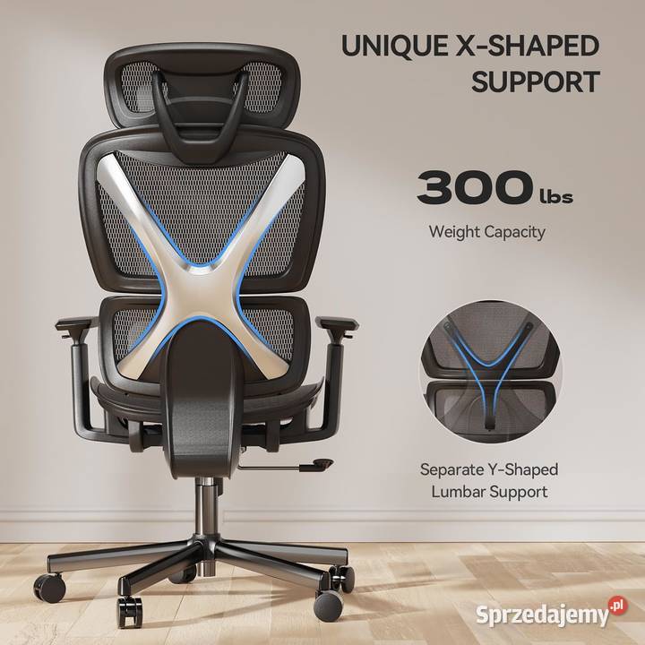 Ergonomiczne krzesło biurowe Fotele i krzesła obrotowe