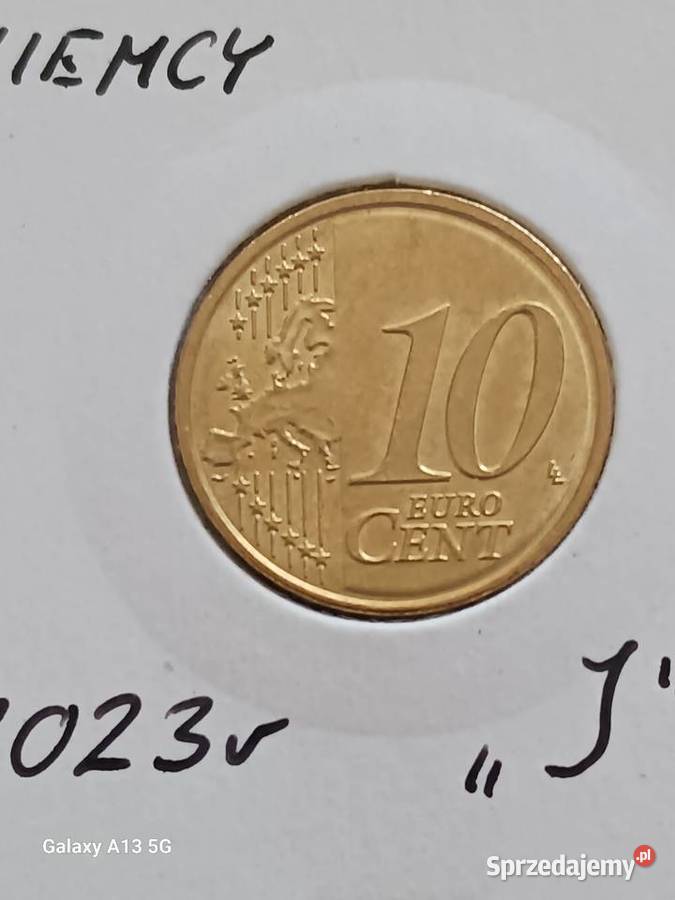 10 Eurocentów Niemcy 2023 r men J Numizmatyka Konin