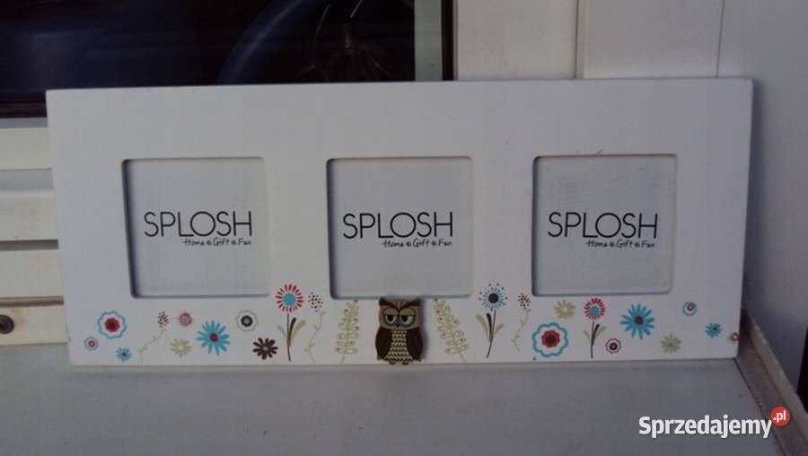 Ramka potrójna dziecięca sowa Warszawa