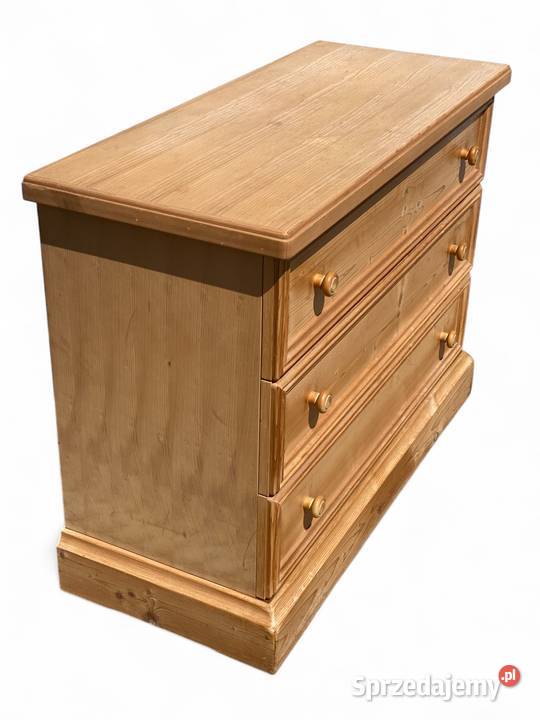Solidna sosnowa komoda 3 szuflady 45cm zachodniopomorskie sprzedam