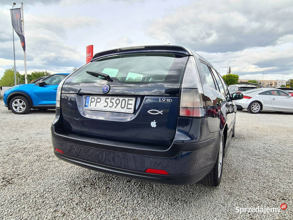 Saab 93 Klimatronik Tempomat Halogeny Alu II tempomat 9-3 Wągrowiec