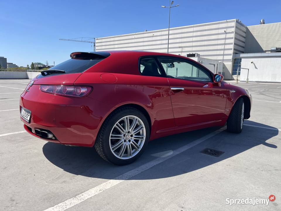 Alfa Romeo Brera czerwona 32 V6 JTS 260 napęd Q4 nieuszkodzony Warszawa