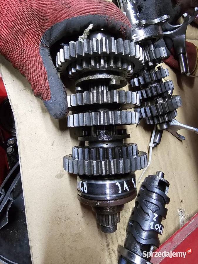 Yamaha R6 rj03 skrzynia biegów wałek wałki