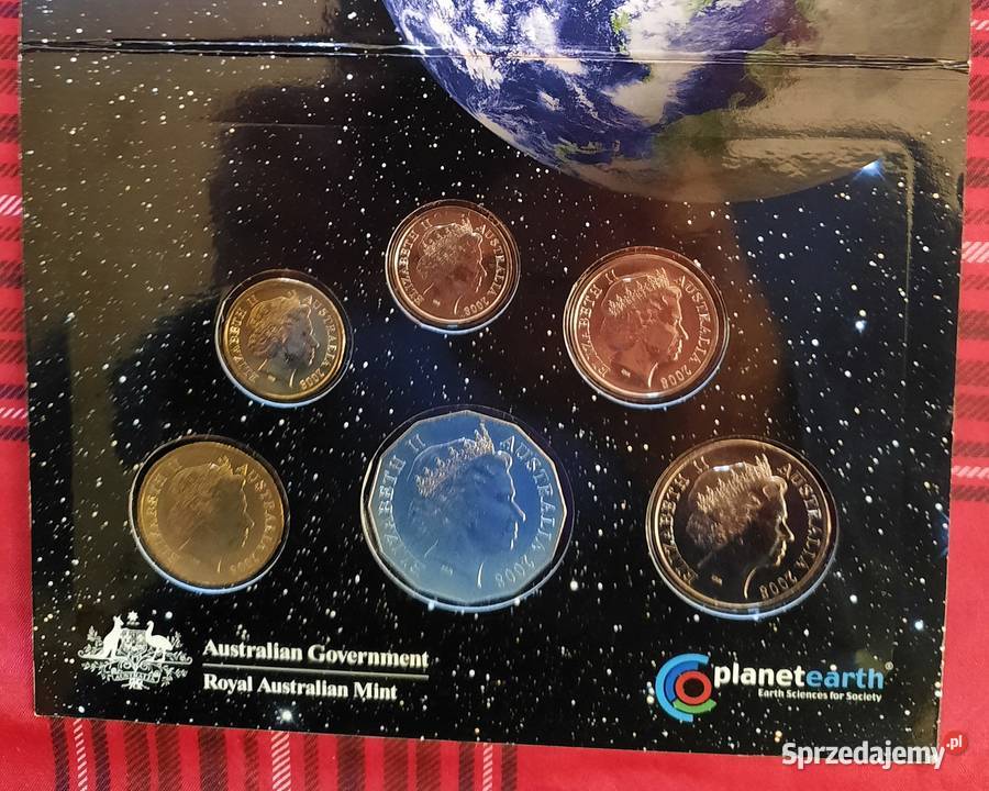 Zestaw Monet Australii Ziemi Gliwice